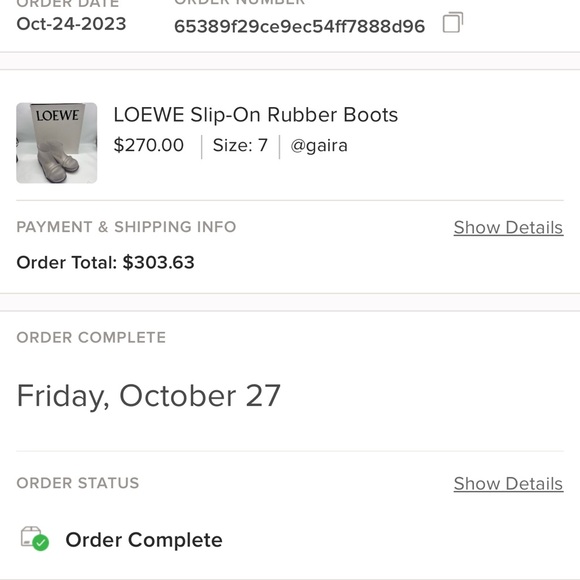 LOEWE Slip-On translucent Rubber Boots size 8.5 NEW - Picture 8 of 9